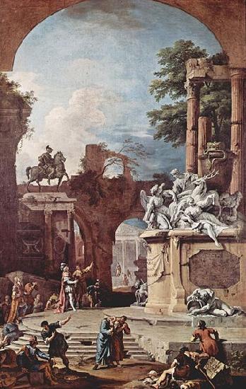RICCI, Sebastiano Grabmal des Herzogs von Devonshire oil painting image